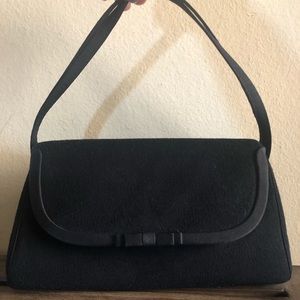 Vintage Morris Moskowitz Malama Black Wool Purse